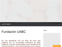 Tablet Screenshot of fundacionuabc.org